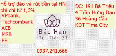 Địa chỉ đáo hạn thẻ tín dụng huyện Thanh Trì